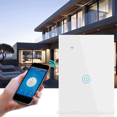 US Standard 1/2/3/4/Gang Touch Remote Control Switch